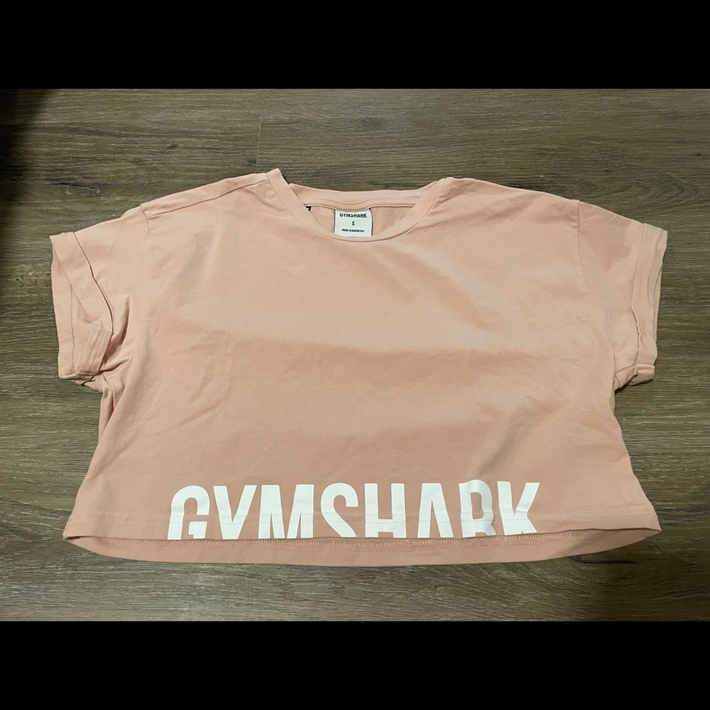 Gymshark Fraction Top in Light Pink